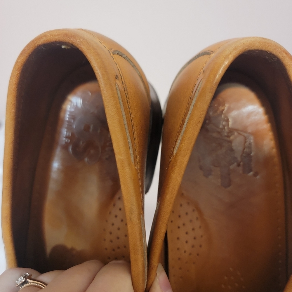 Genuine VTG Handsewn Leather Mens SAS Dress Shoes Size 10.5 - Picture 9 of 13